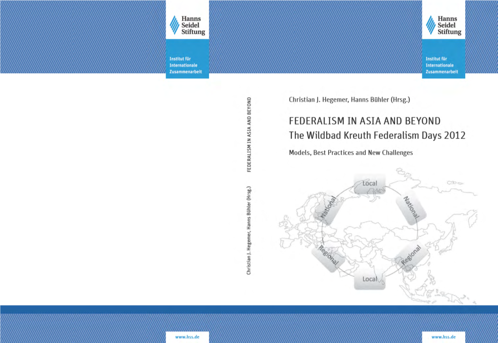 Federalism in Asia and Beyond