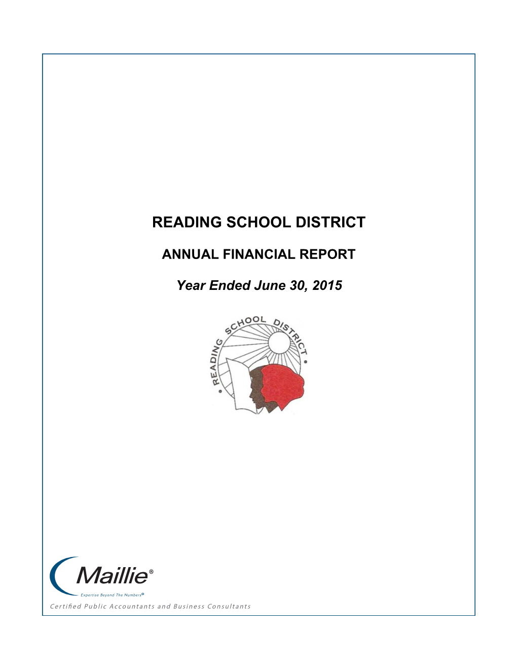 2014-2015 Reading School District Annual Financial Report