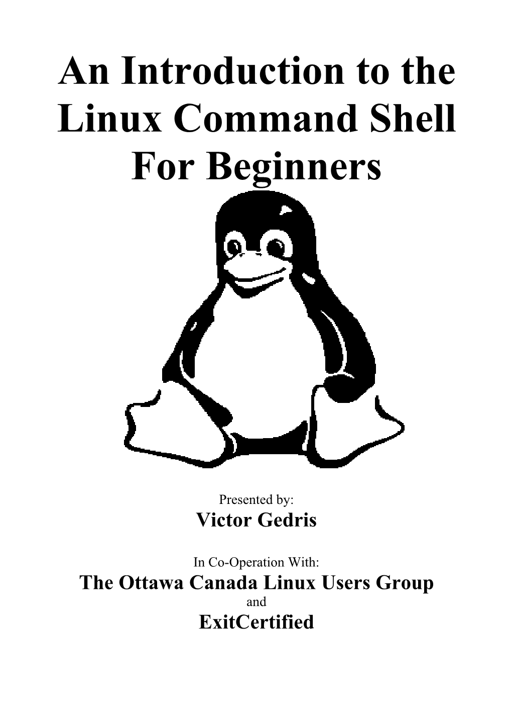 Introduction to the Linux Command Shell for Beginners