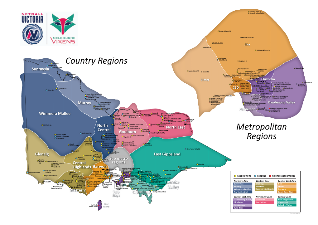 Wimmera Mallee Sunraysia Murray Glenelg Barwon See Metro Regions