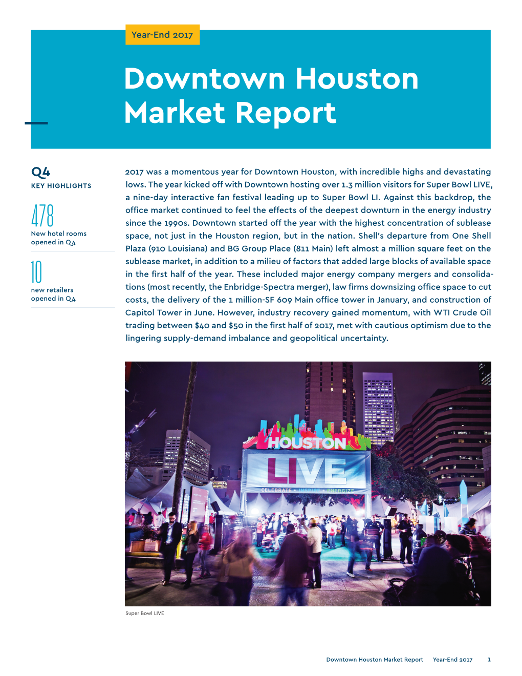 Downtown Houston Market Report