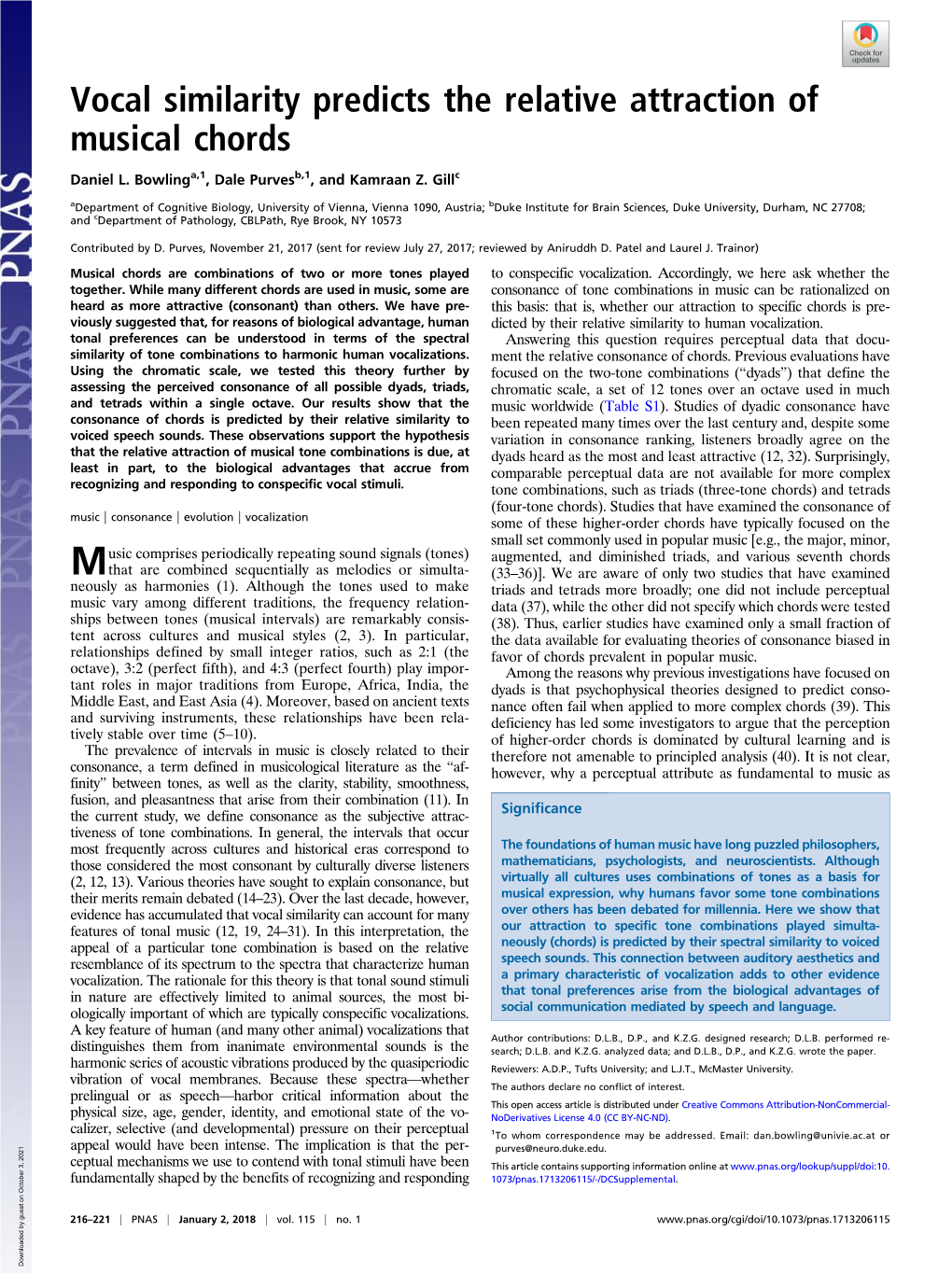 Vocal Similarity Predicts the Relative Attraction of Musical Chords