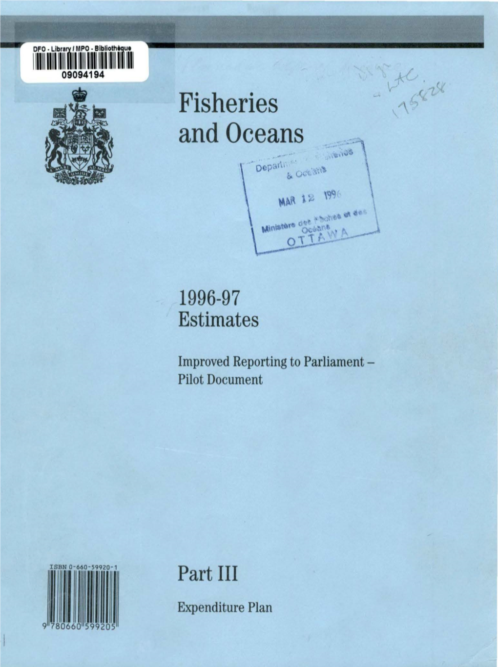 Fisheries and Oceans Canada Library