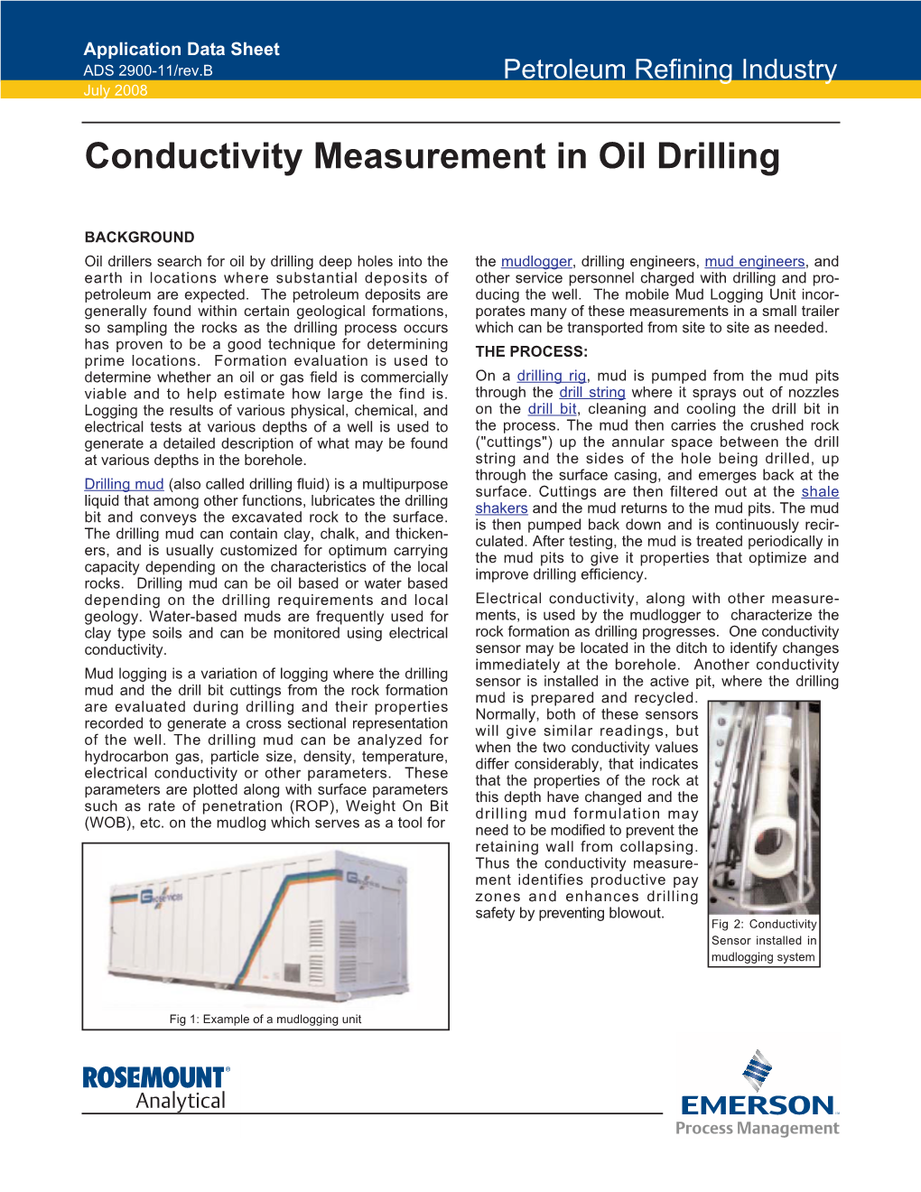 Conductivity Measurement in Oil Drilling
