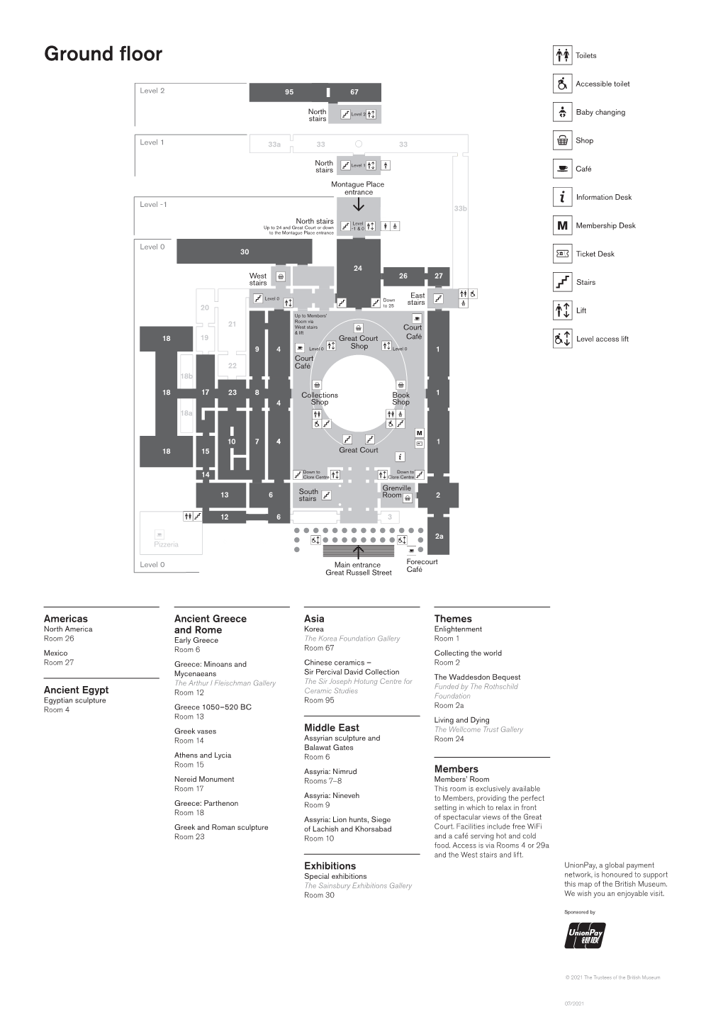 The British Museum Map (07/2021)