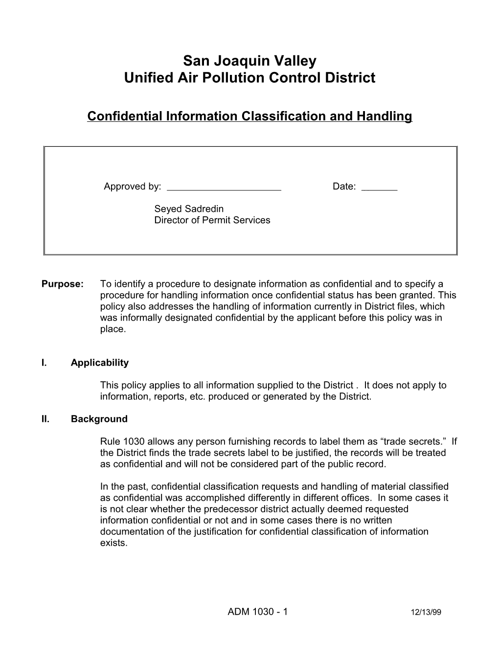 Unified Air Pollution Control District