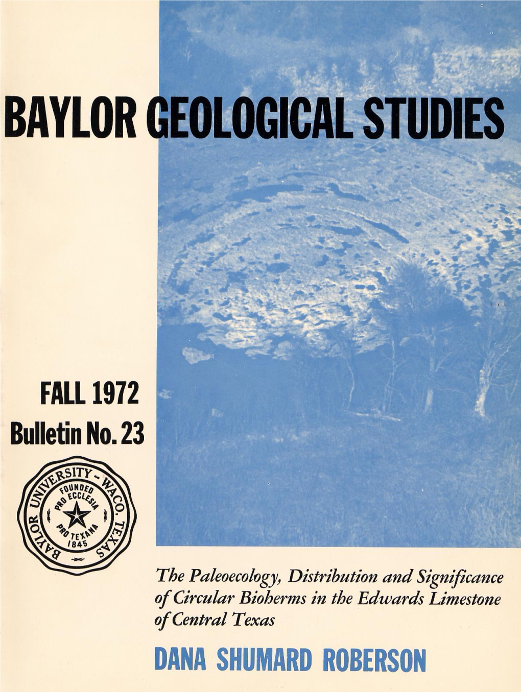 Baylor Geological Studies