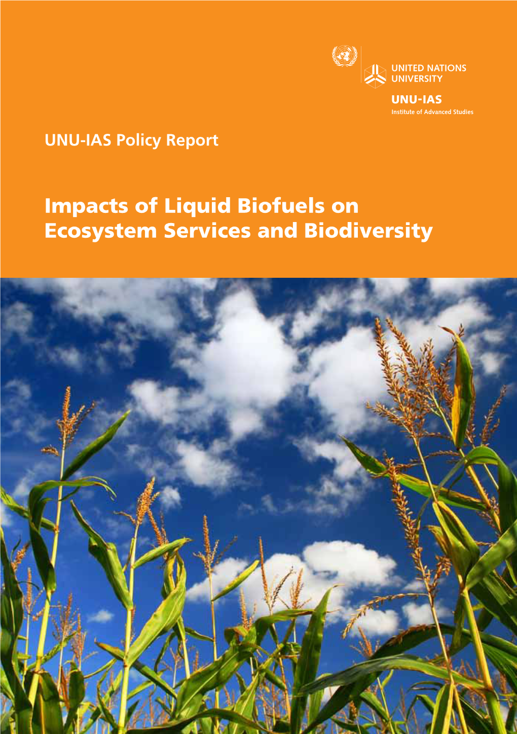 Impacts of Liquid Biofuels on Ecosystem Services and Biodiversity