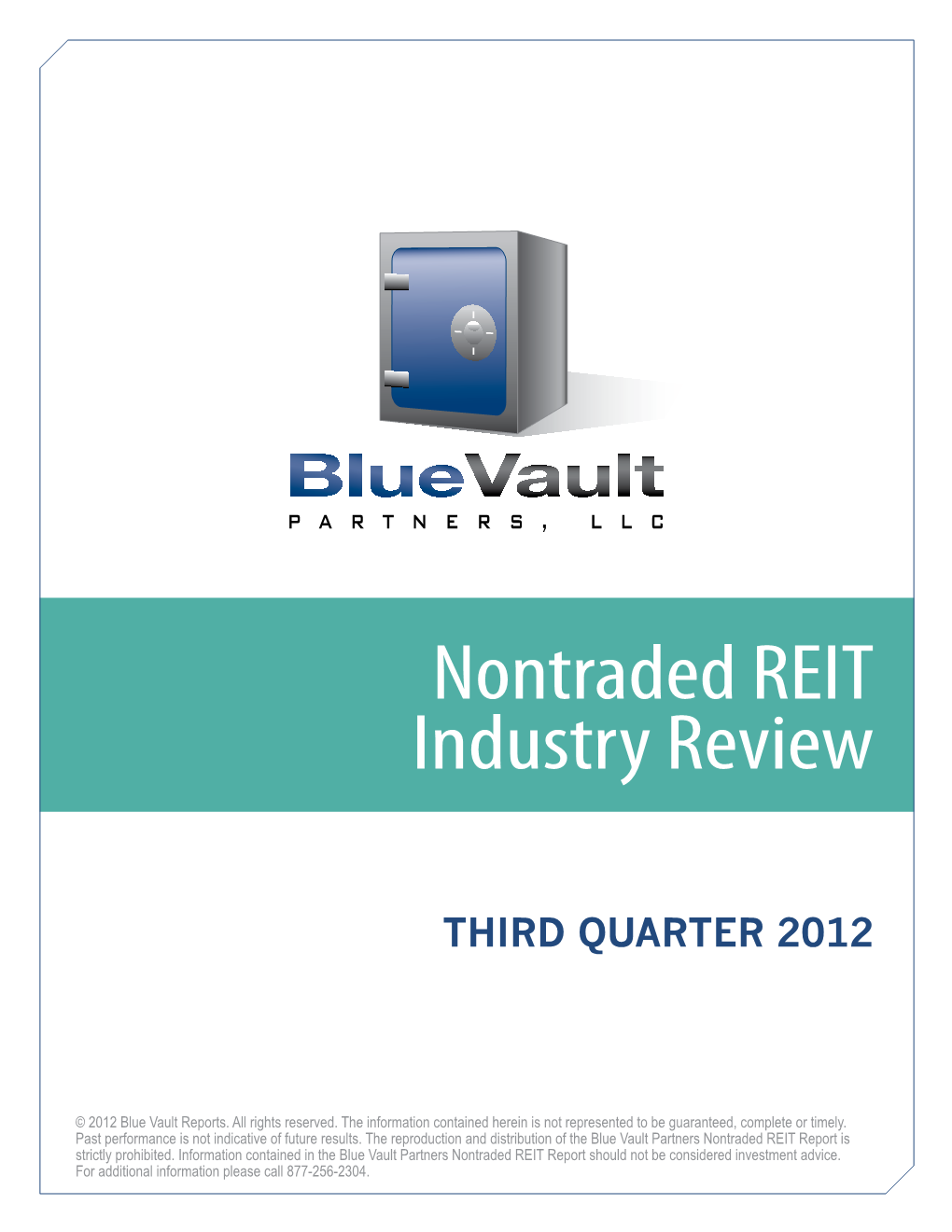 Nontraded REIT Industry Review