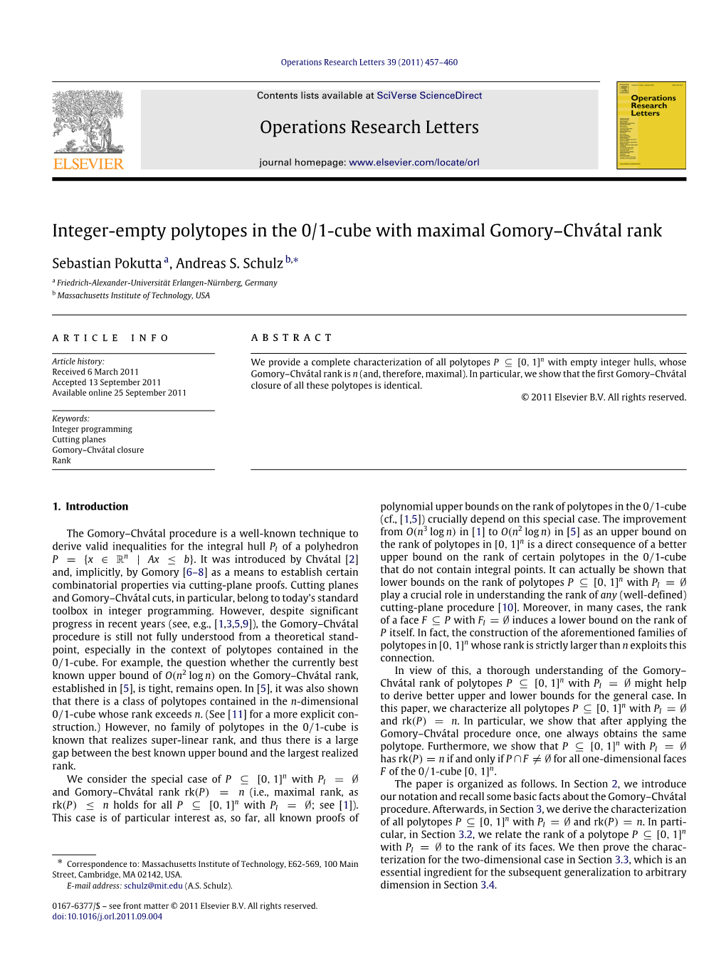 Integer-Empty Polytopes in the 0/1-Cube with Maximal Gomory–Chvátal Rank