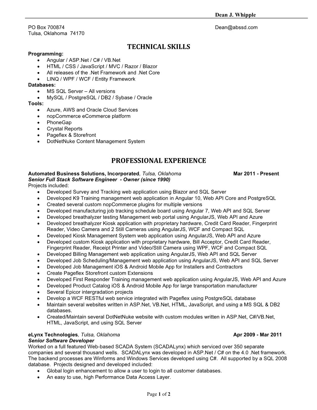 Dean-Whipple-Resume.Pdf