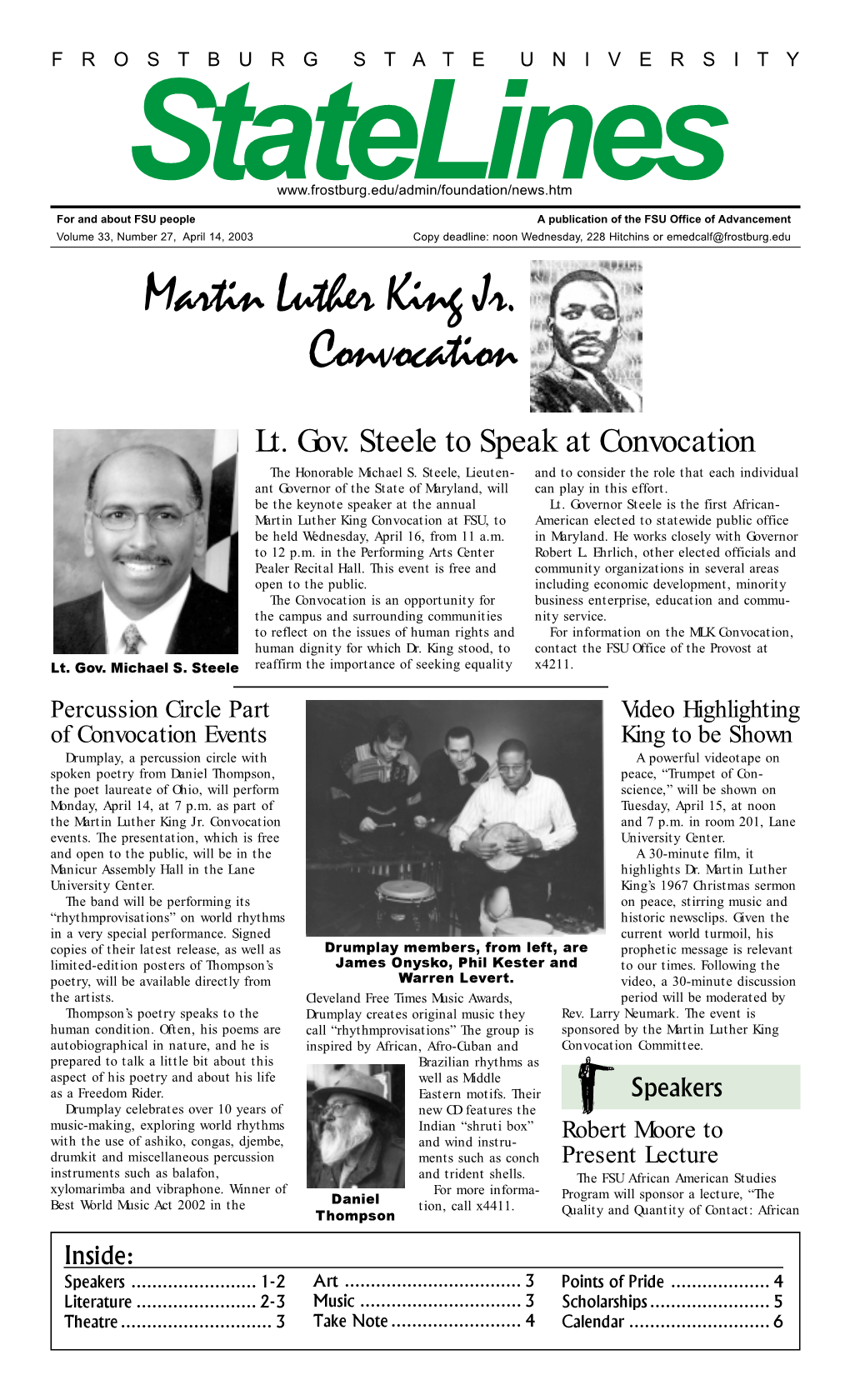 Martin Luther King Jr. Convocation