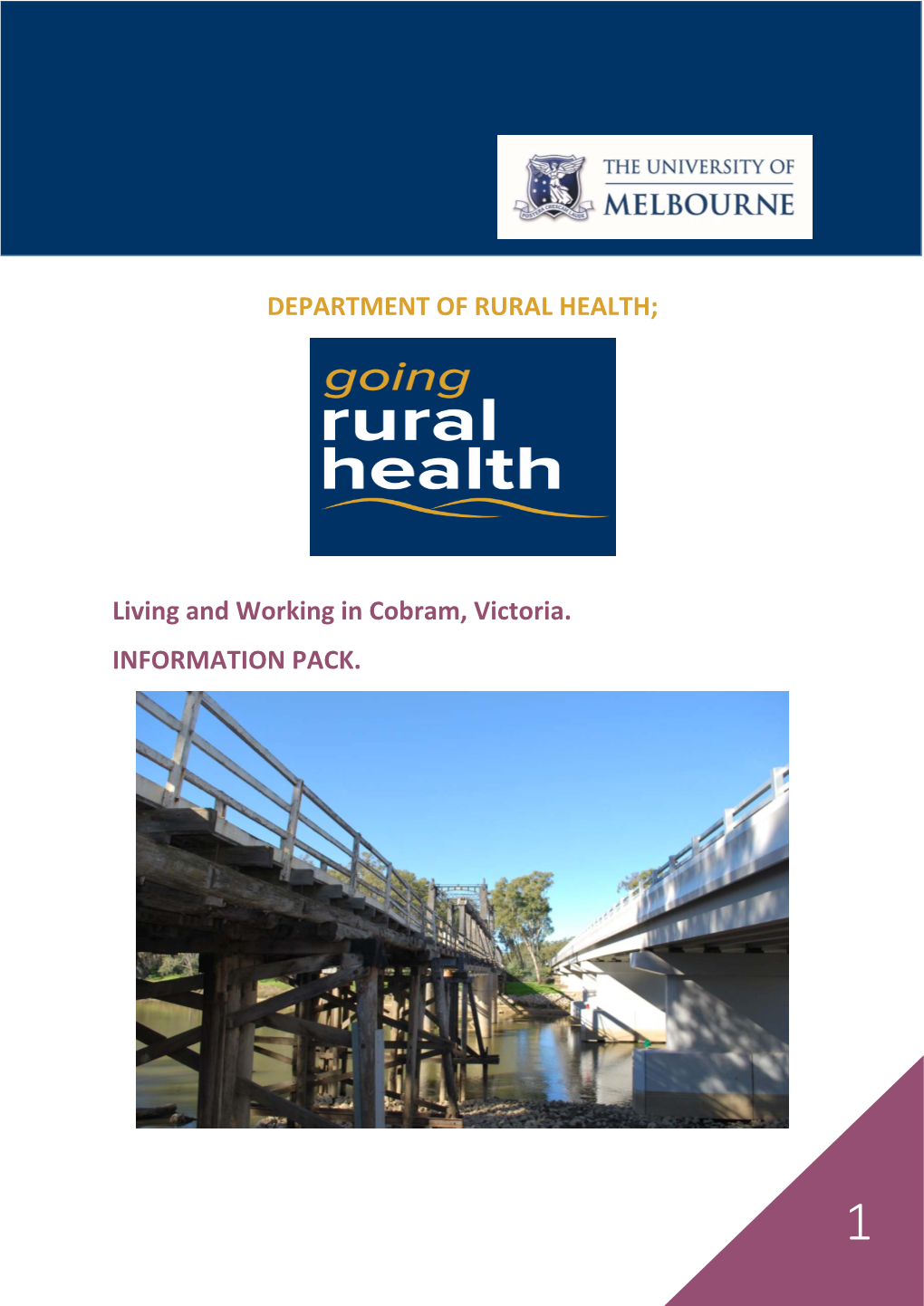 Living and Working in Cobram, Victoria