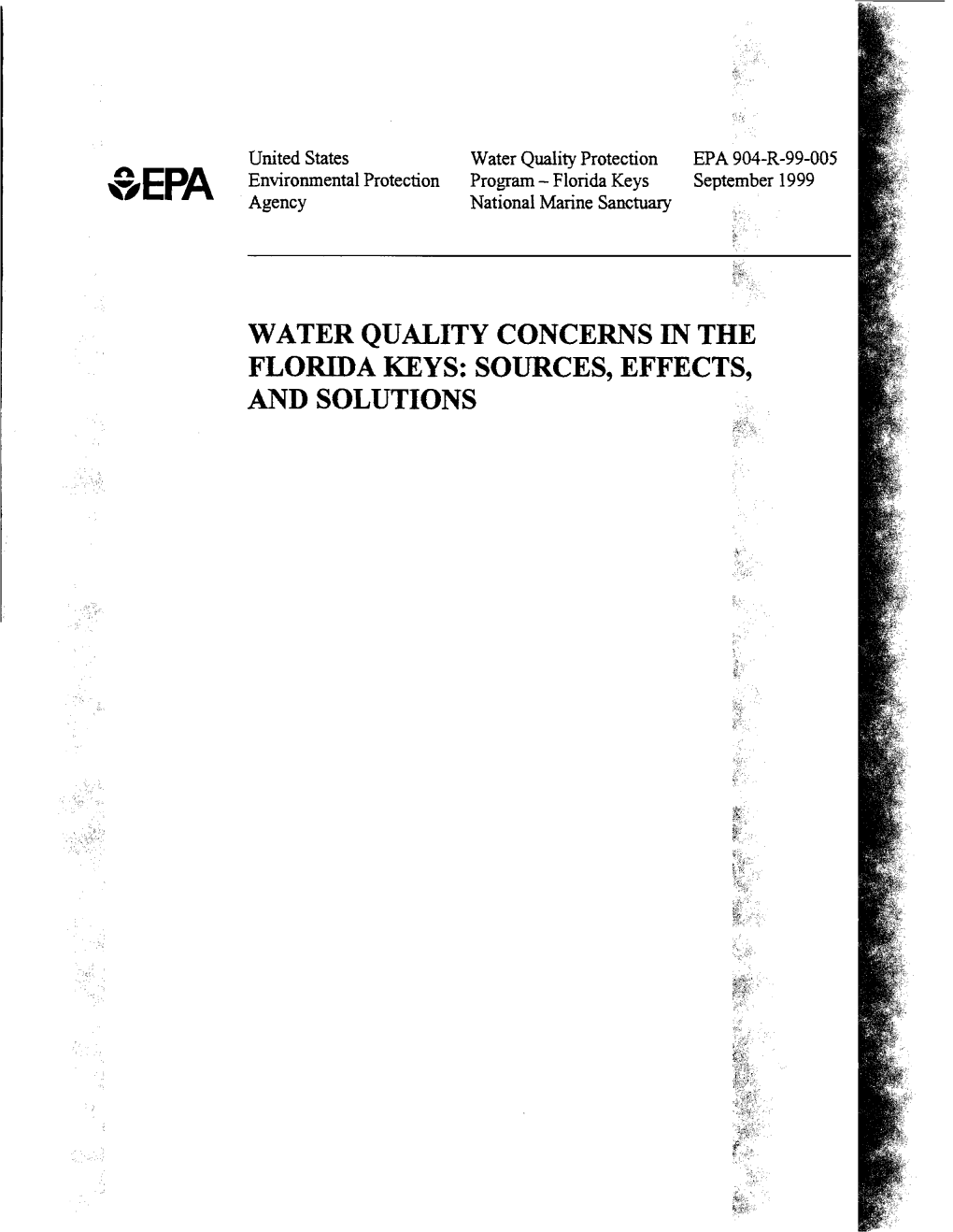 Water Quality Concerns in the Florzda Keys: Sources, Effects, and Solutions