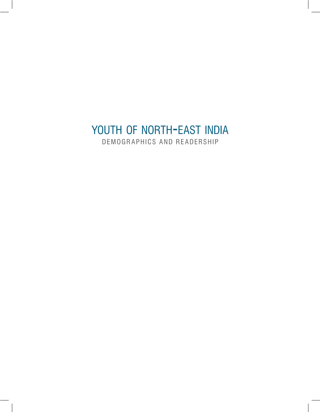 Youth of North -East India