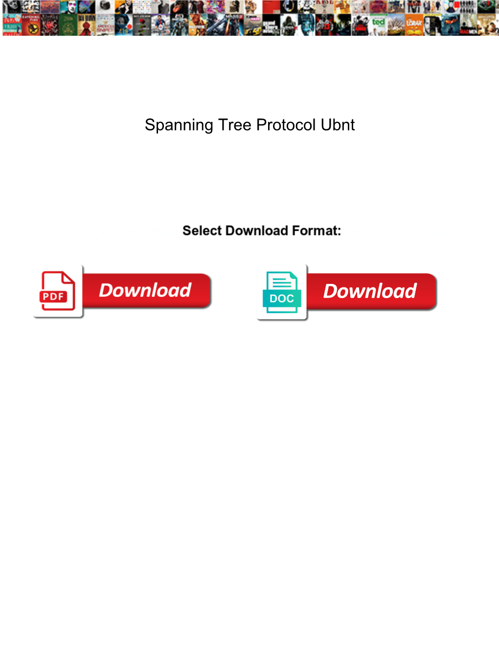 Spanning Tree Protocol Ubnt