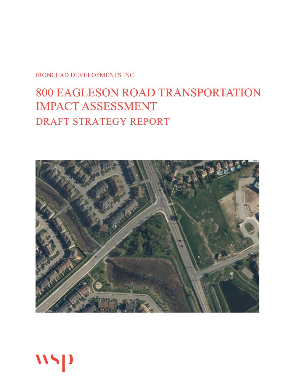 800 Eagleson Road Transportation Impact Assessment Draft Strategy Report