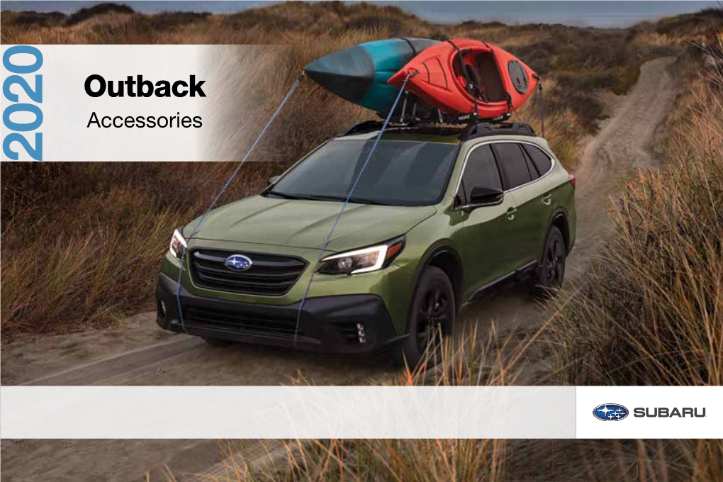 2020 Outback Accessories Brochure