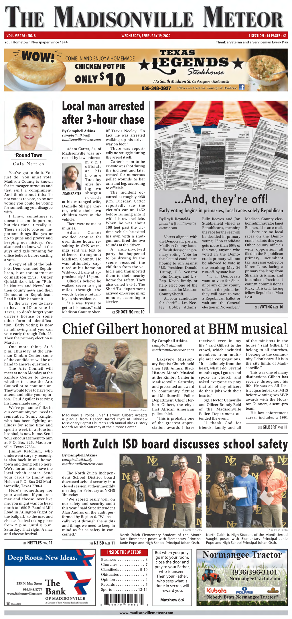 North Zulch ISD Board Discusses School Safety