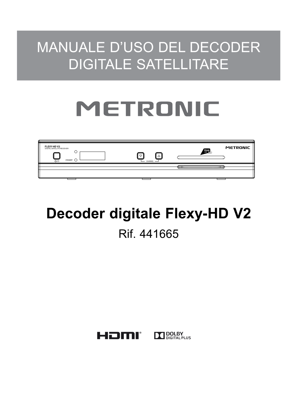 Decoder Digitale Flexy-HD V2 Rif