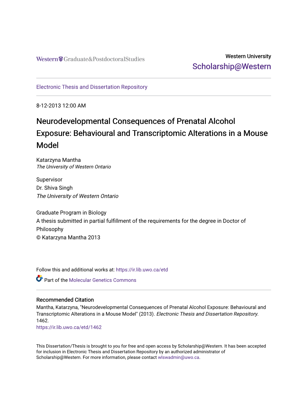 Neurodevelopmental Consequences of Prenatal Alcohol Exposure: Behavioural and Transcriptomic Alterations in a Mouse Model