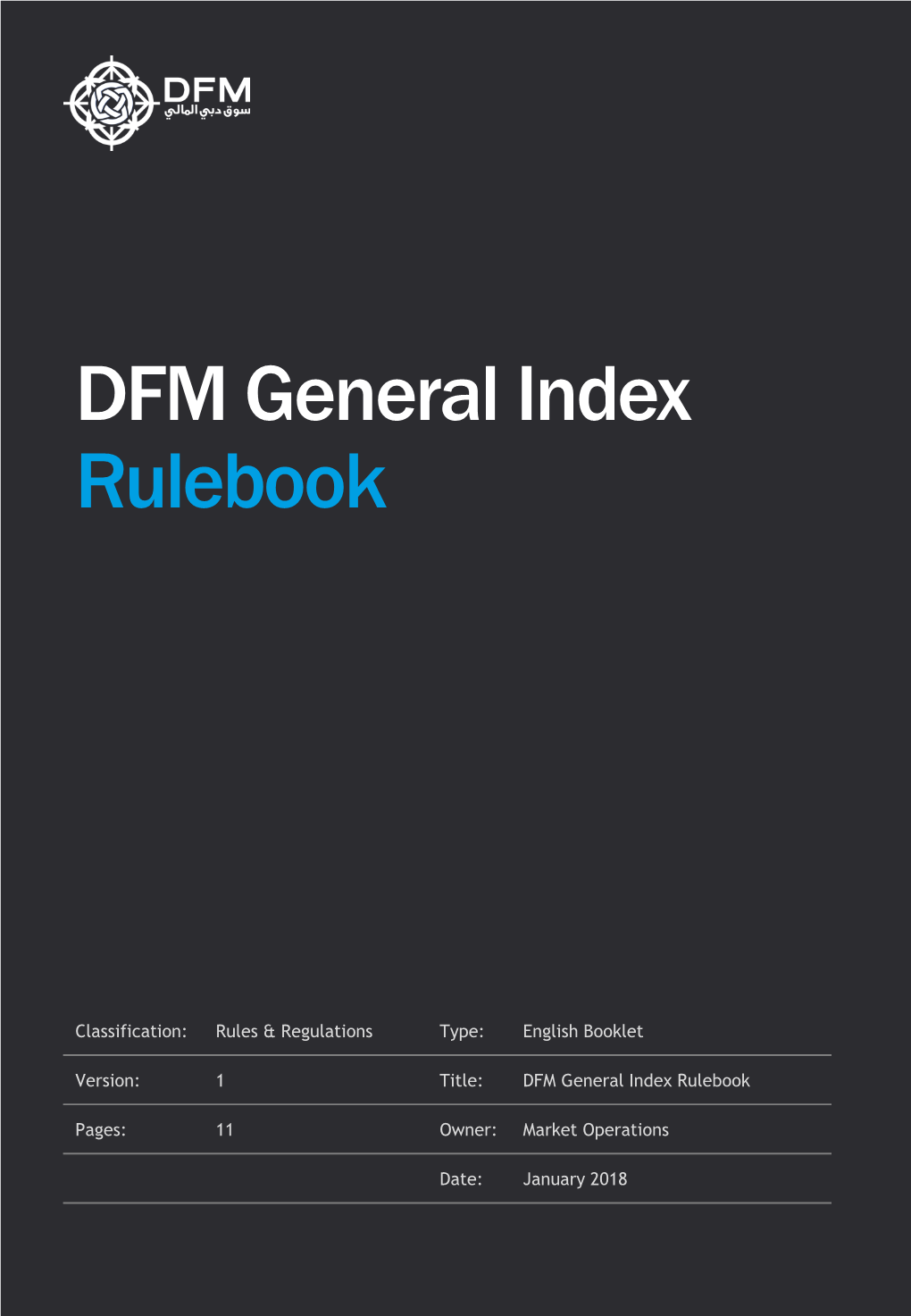 DFM General Index Rulebook
