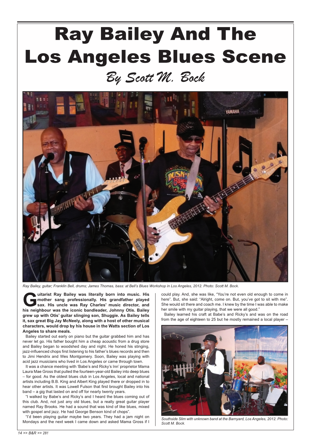 Ray Bailey and the Los Angeles Blues Scene by Scott M