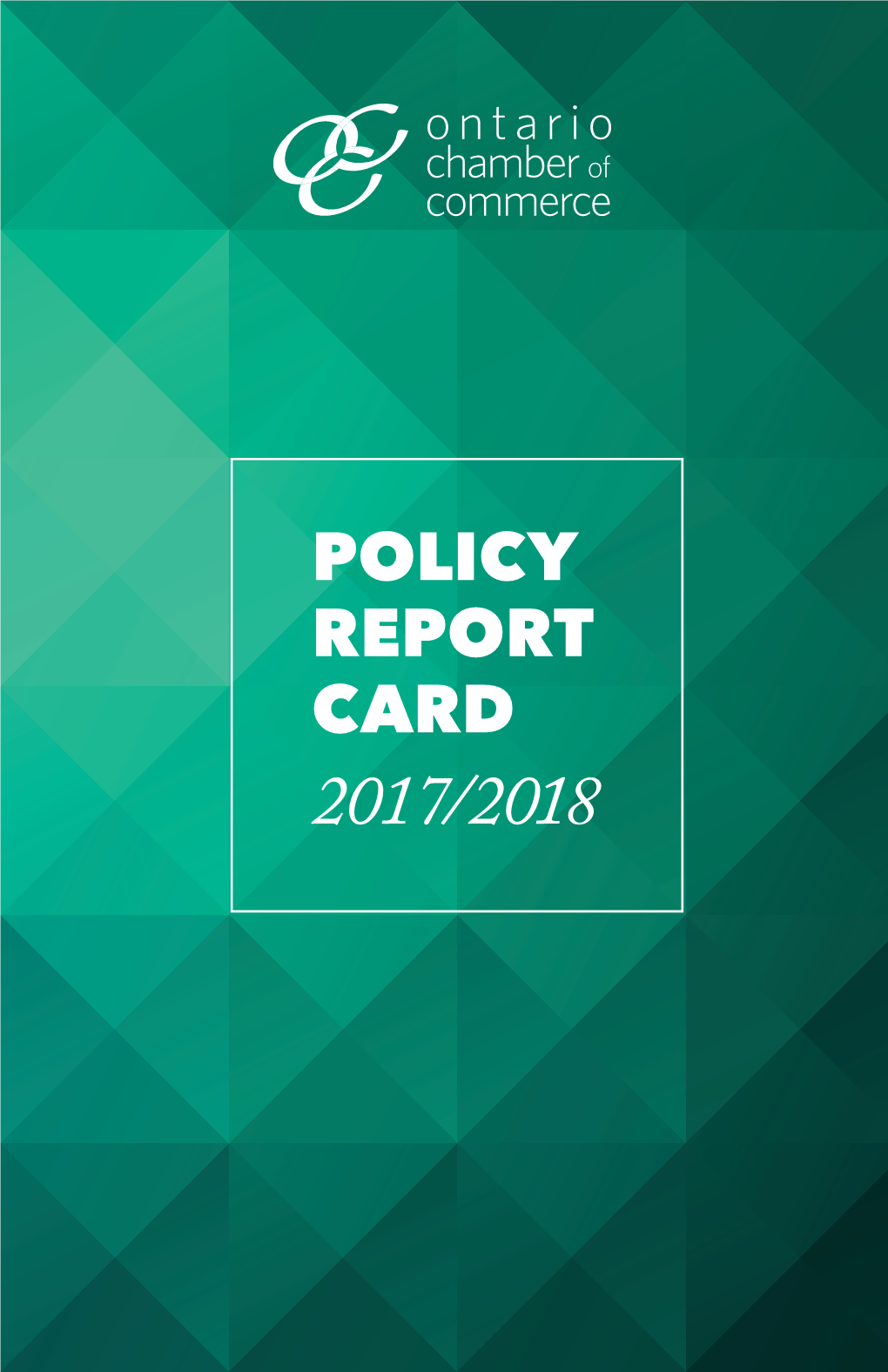 2017/2018 Policy Report Card