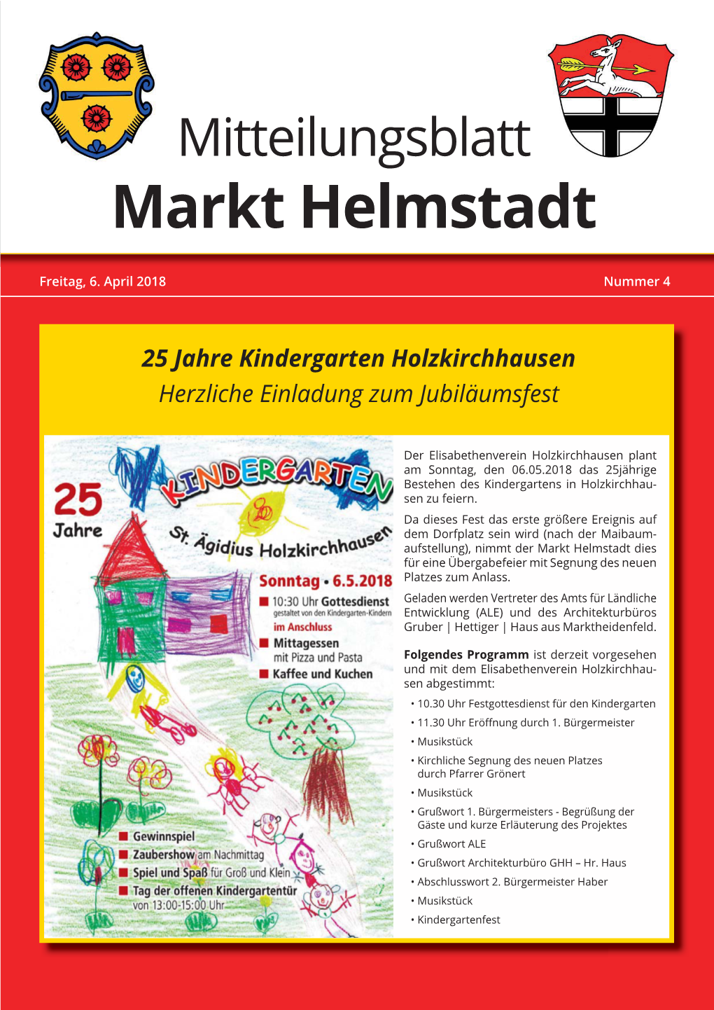 Mitteilungsblatt April 2018