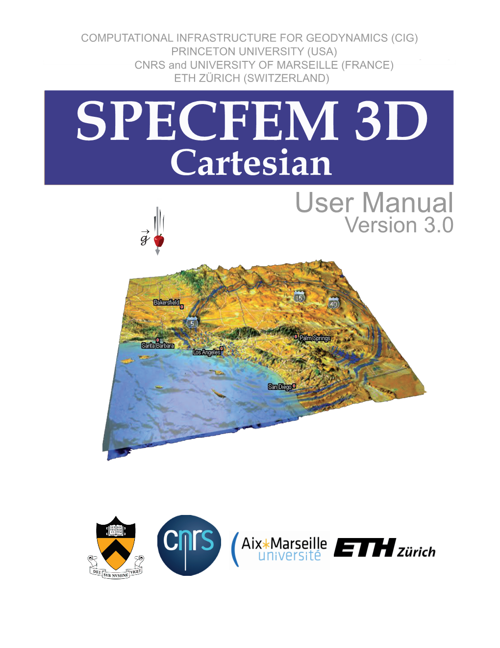 SPECFEM3D Cartesian User Manual