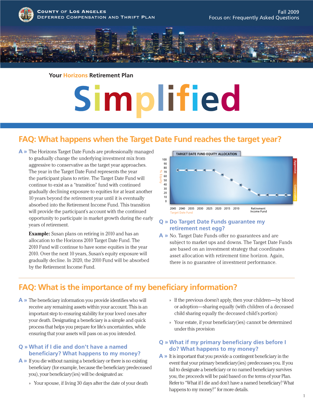 FAQ: What Happens When the Target Date Fund Reaches the Target Year?