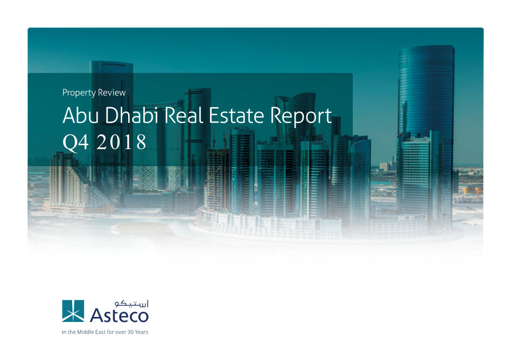 Abu Dhabi Real Estate Report Q4 2018