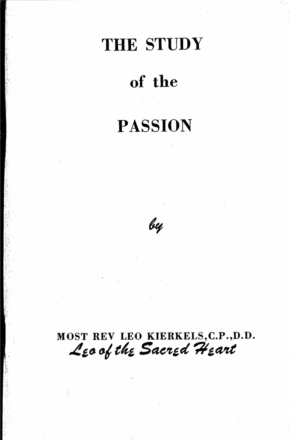 Study of the Passion