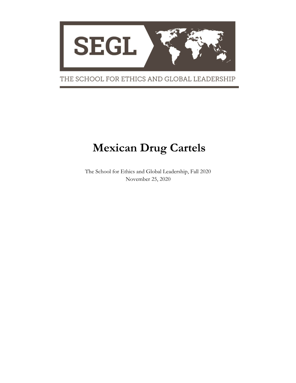 ​Mexican Drug Cartels