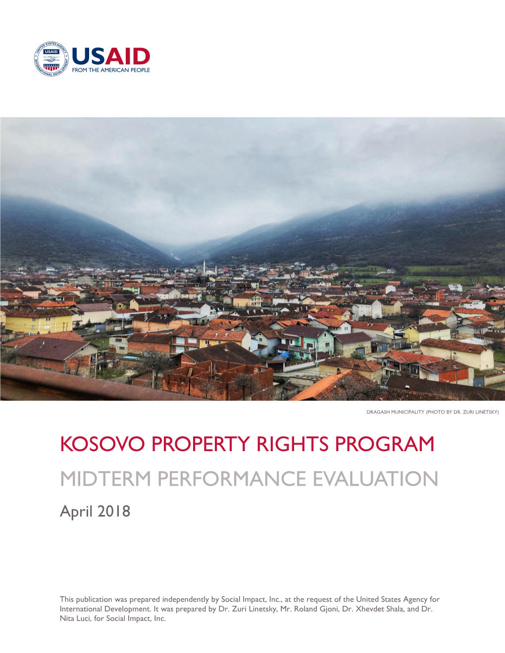 Mid-Term Evaluation Report of the Kosovo Property Rights Program