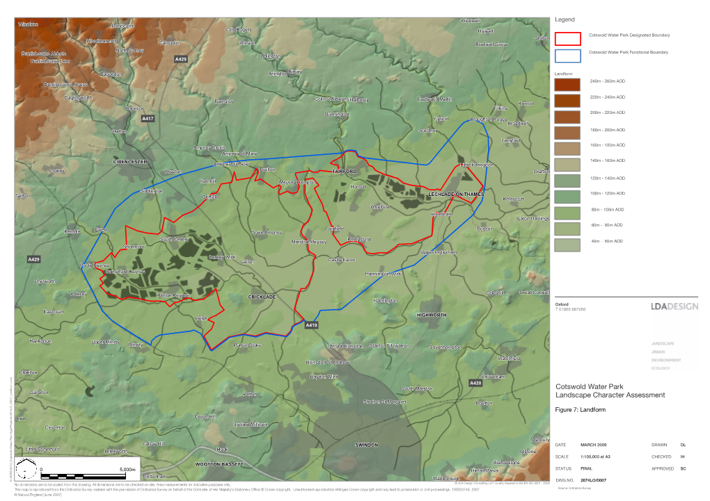 Cotswold Water Park Figure 7 Landform