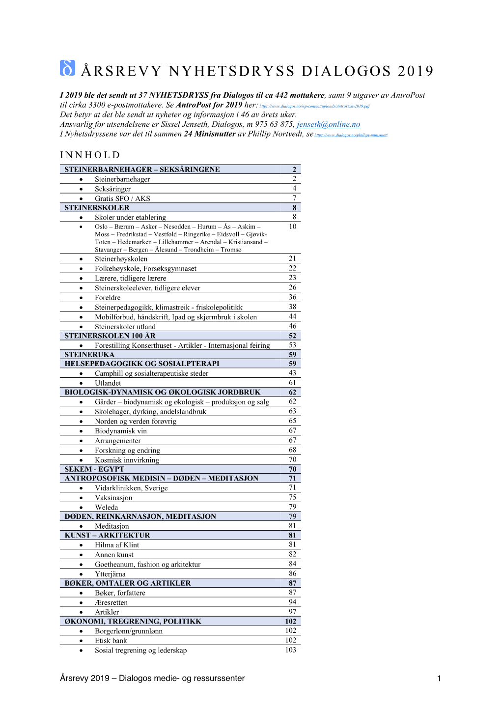 Årsrevy Nyhetsdryss Dialogos 2019