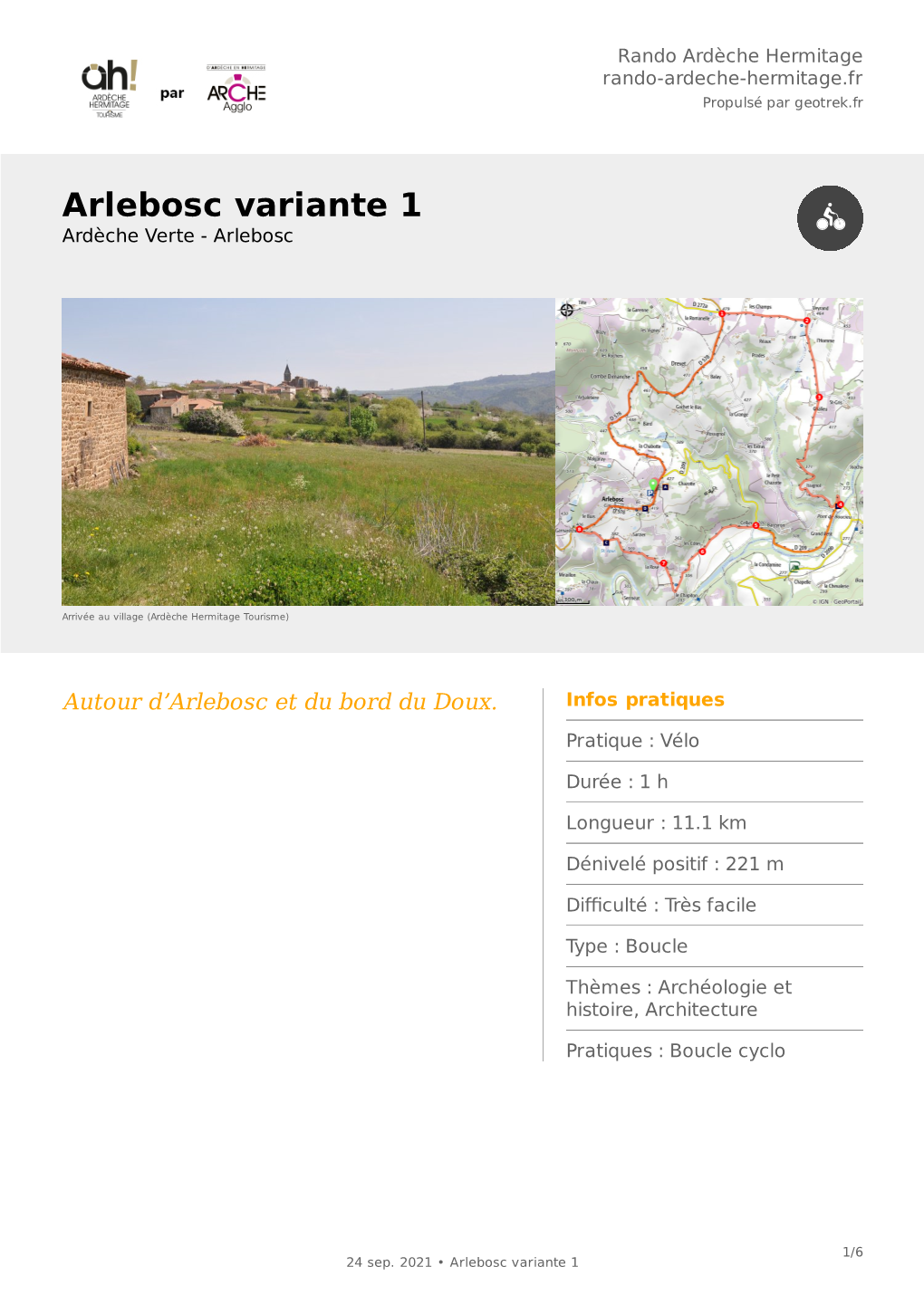 Arlebosc Variante 1 Ardèche Verte - Arlebosc