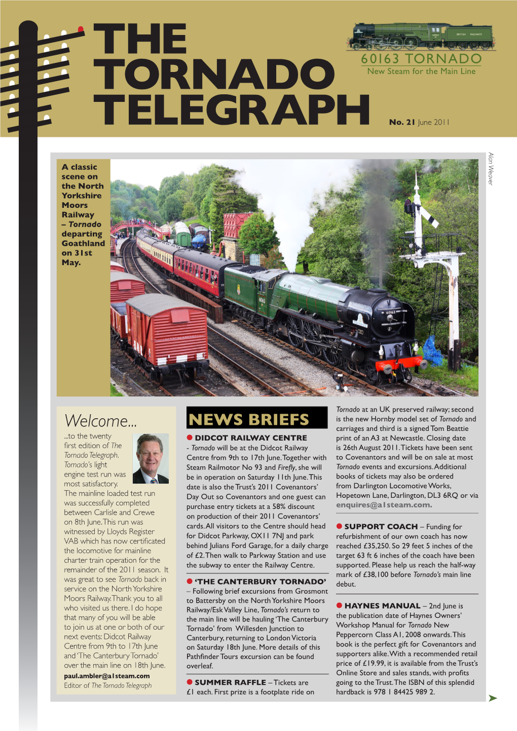 THE TORNADO TELEGRAPH No. 21 June 2011