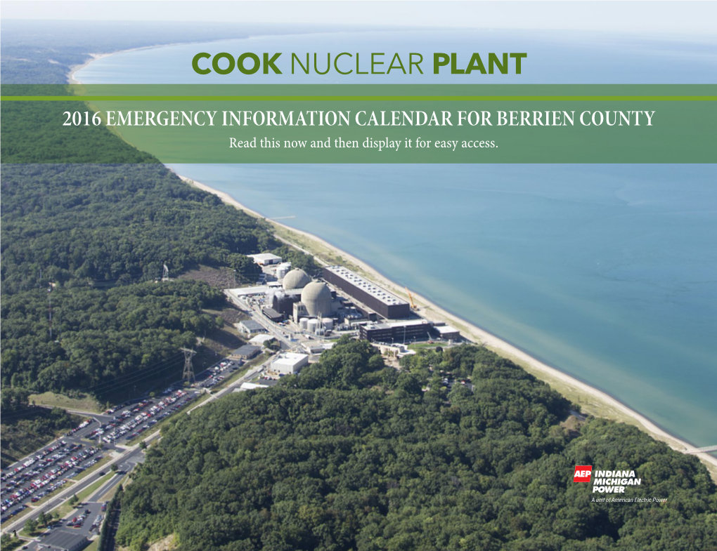 Cook Nuclear Plant