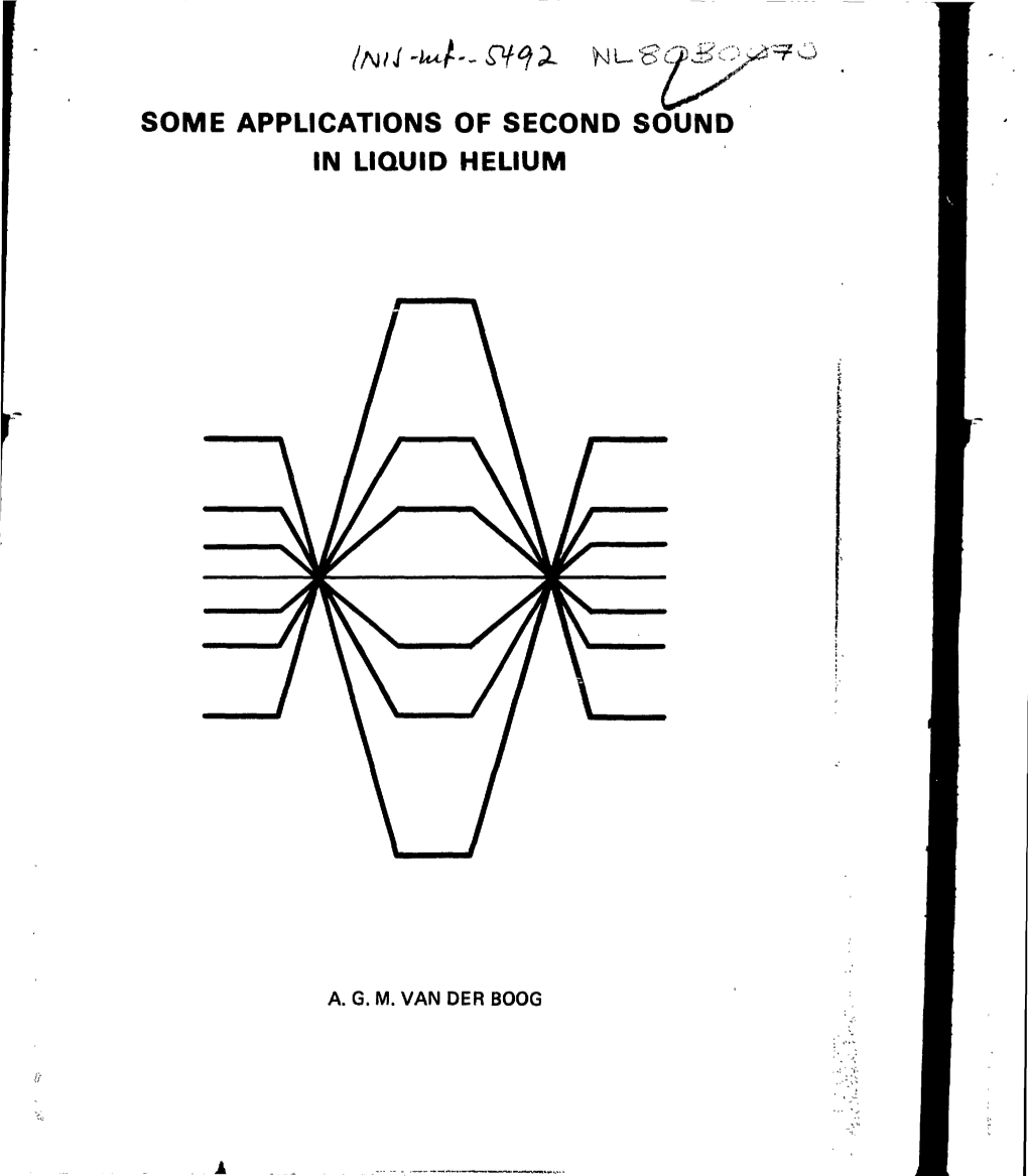 Some Applications of Second Sound in Liquid Helium