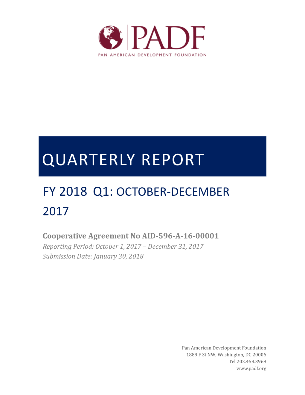 Quarterly Report