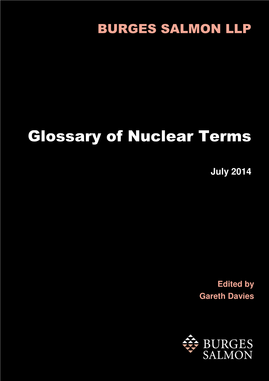 Glossary of Nuclear Terms