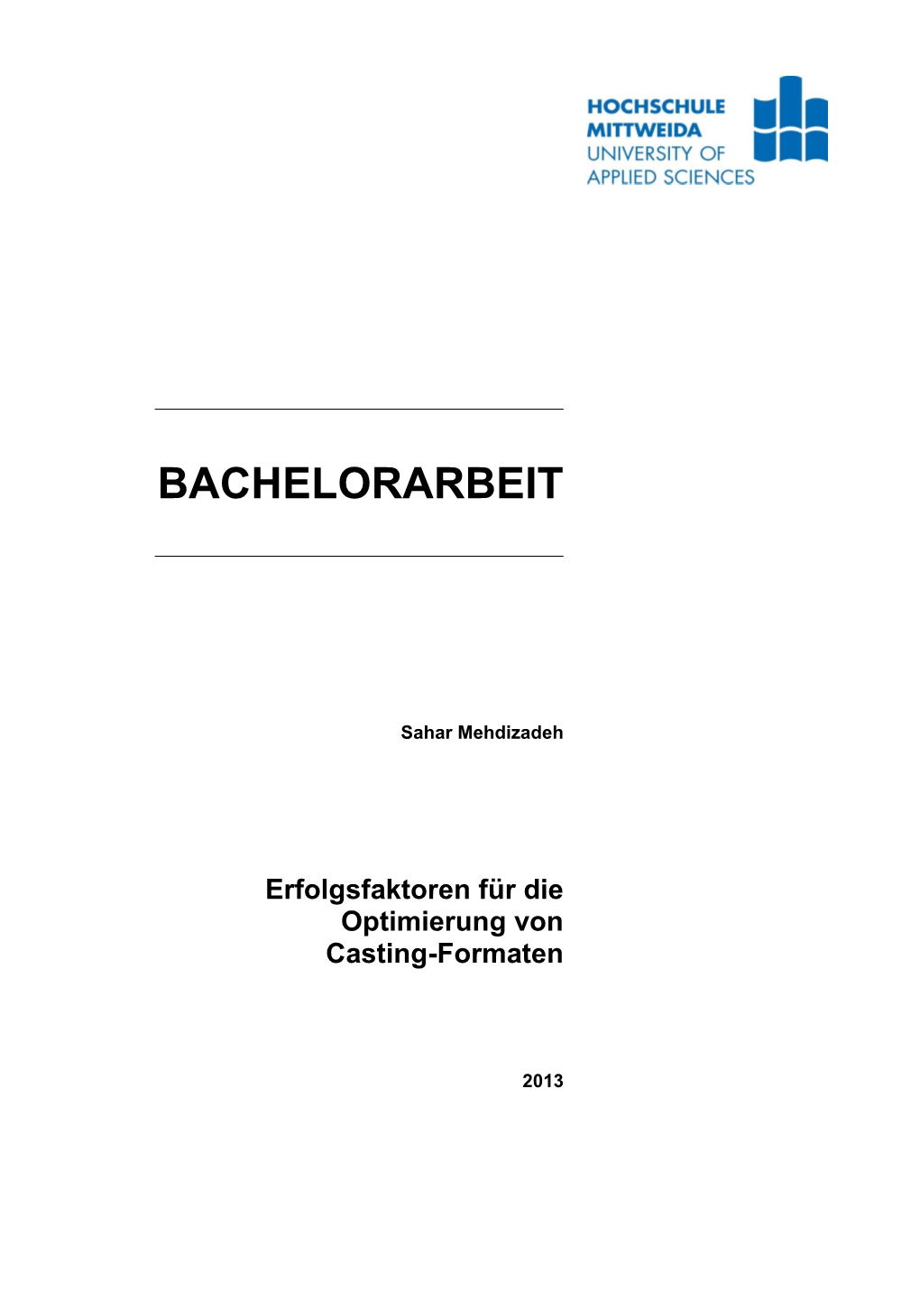 Erfolgsfaktoren Für Die Optimierung Von Casting-Formaten