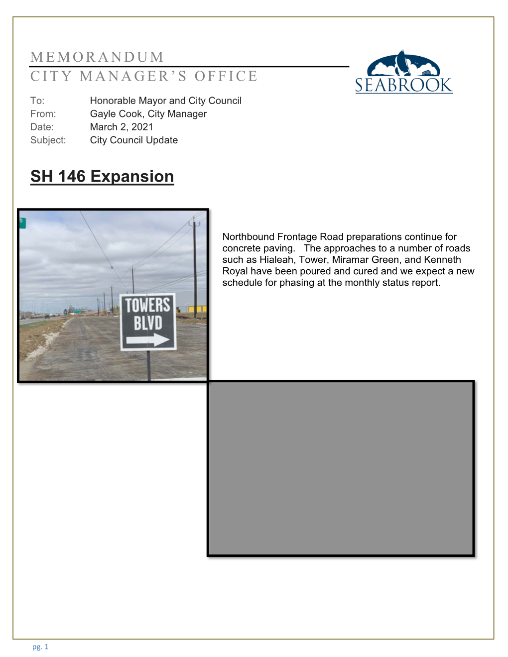 SH 146 Expansion