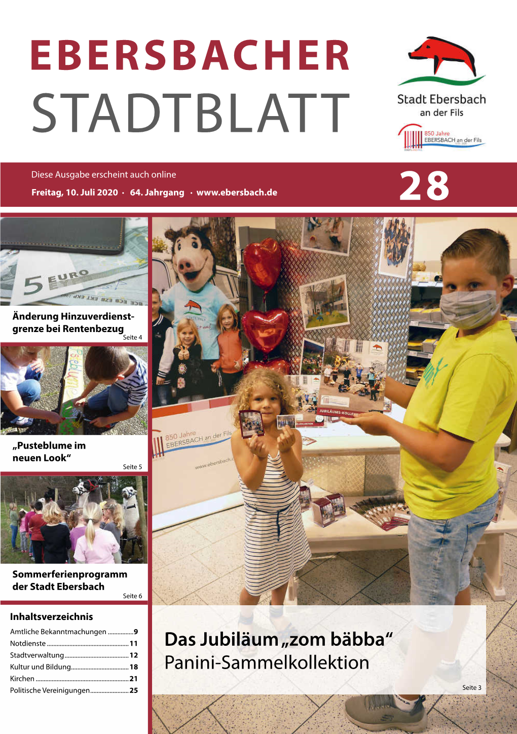 Ausgabe 28 Vom 10. Juli 2020