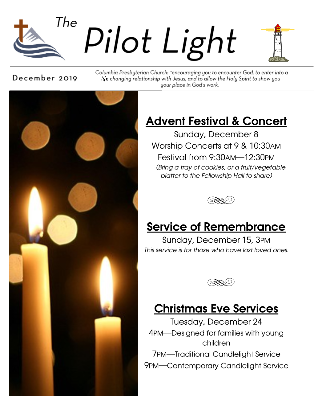 Advent Festival & Concert Service of Remembrance Christmas Eve