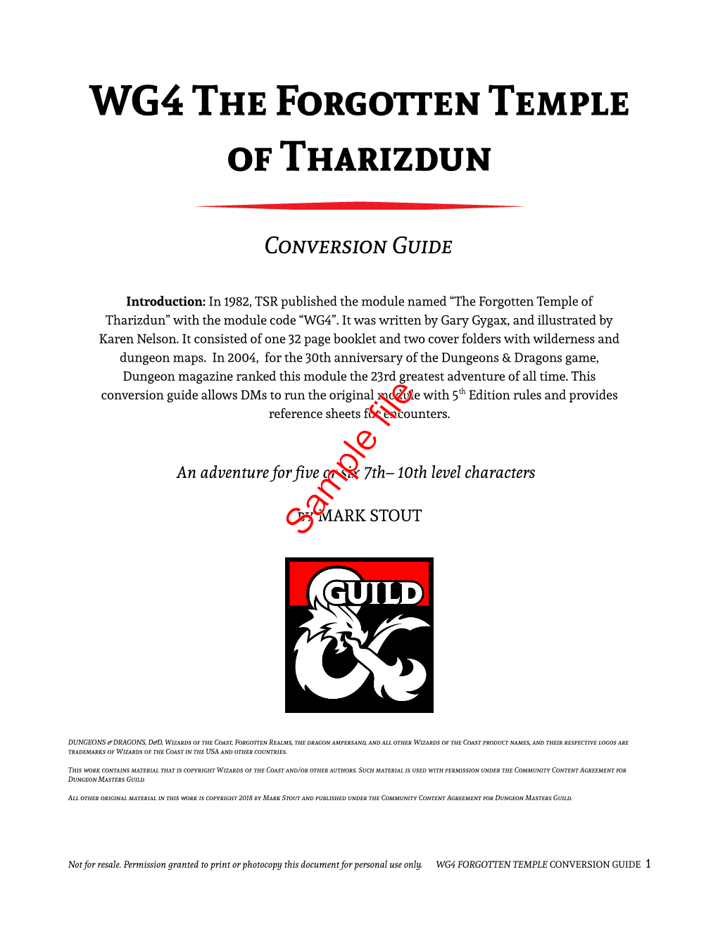 WG4 the Forgotten Temple of Tharizdun