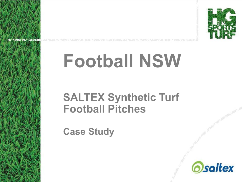SALTEX Synthetic Turf Football Pitches