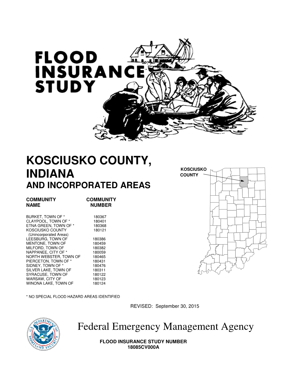 Kosciusko County, Indiana and Incorporated Areas